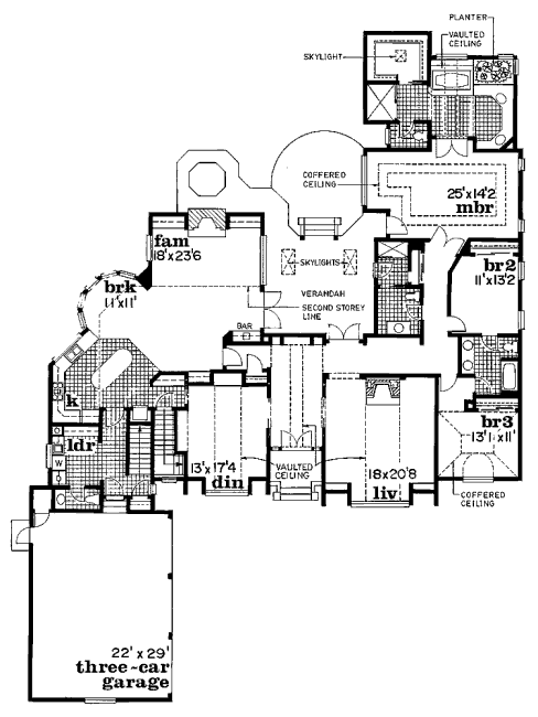 main floor house blueprint