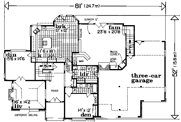 main floor house blueprint
