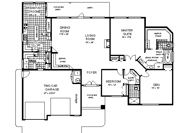 main floor house blueprint