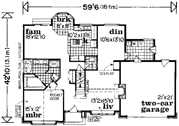 main floor house blueprint