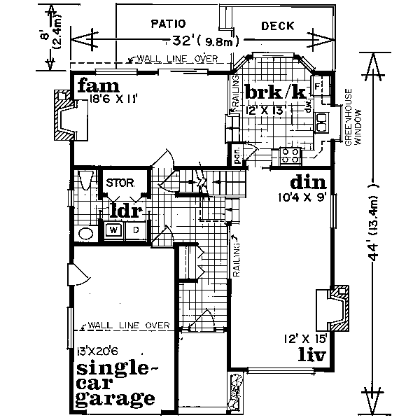 main floor house blueprint