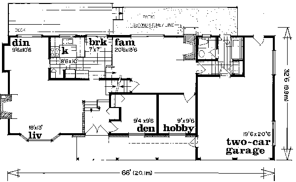 main floor house blueprint