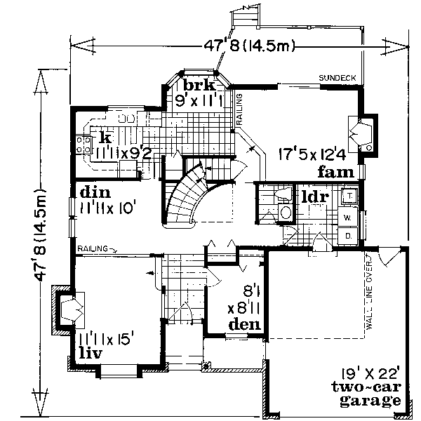 main floor house blueprint