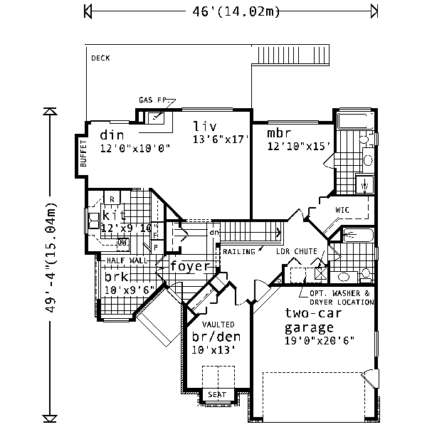 main floor house blueprint