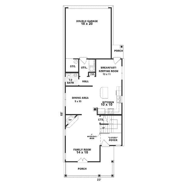 main floor house blueprint