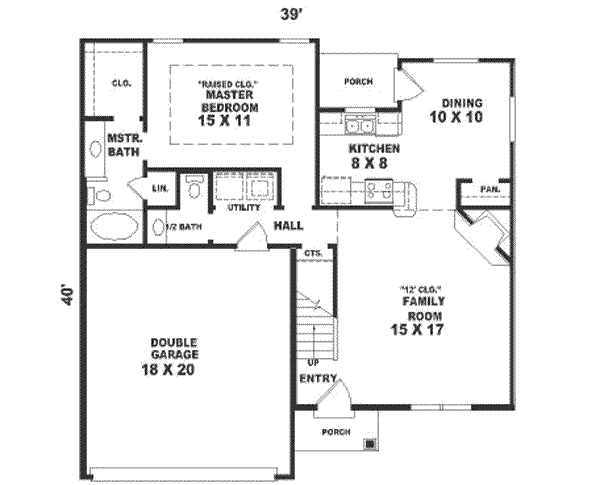 main floor house blueprint