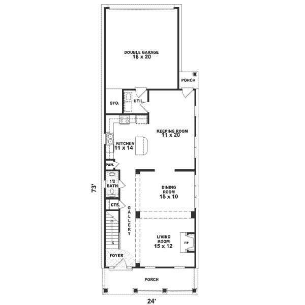 main floor house blueprint