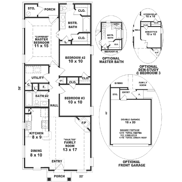 main floor house blueprint