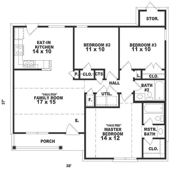 main floor house blueprint