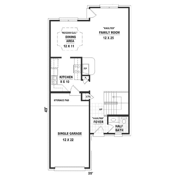 main floor house blueprint