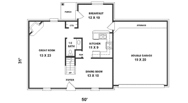 main floor house blueprint