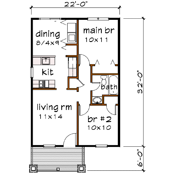 main floor house blueprint