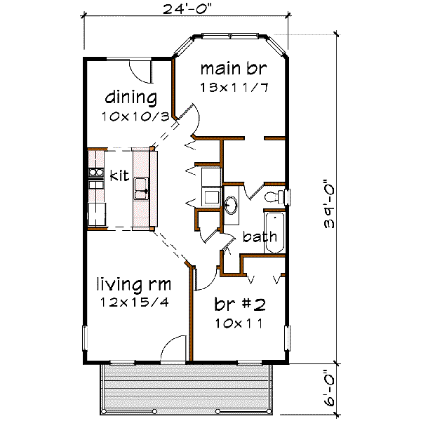 main floor house blueprint
