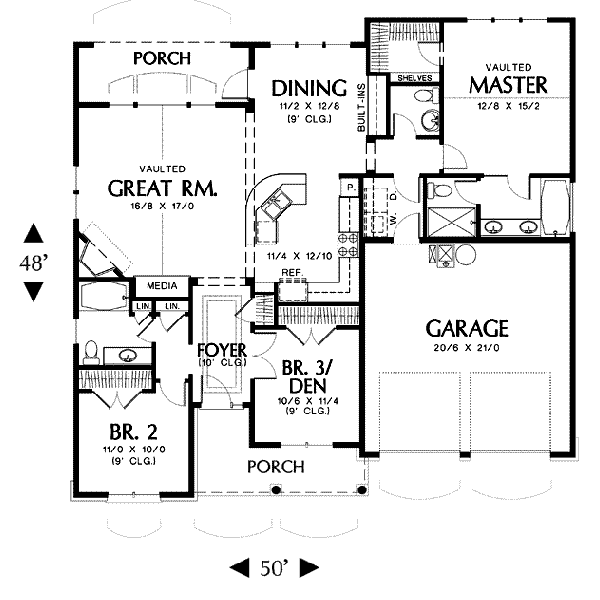 main floor house blueprint