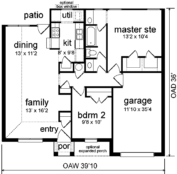main floor house blueprint