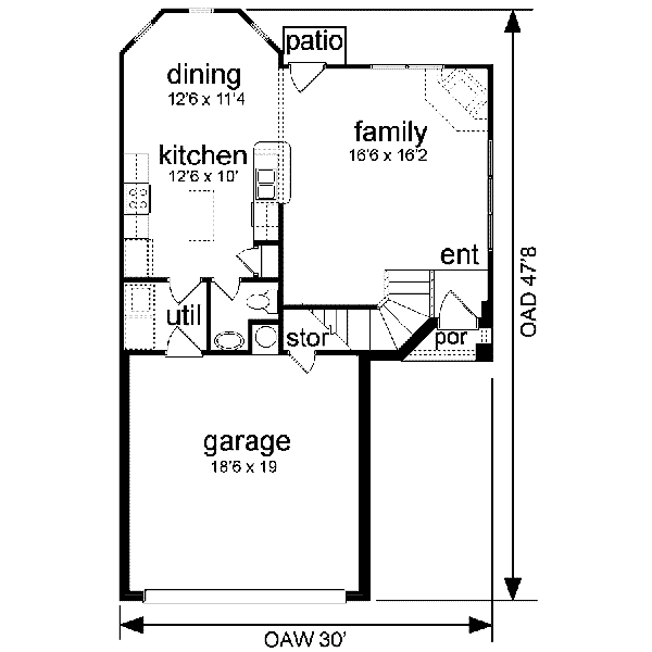 main floor house blueprint
