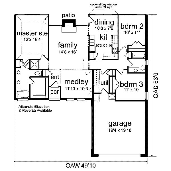 main floor house blueprint