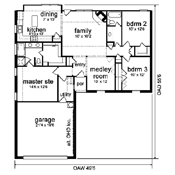 main floor house blueprint