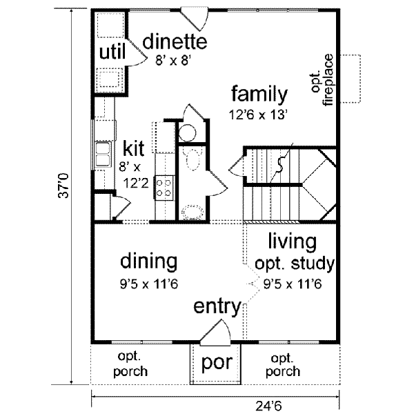 main floor house blueprint