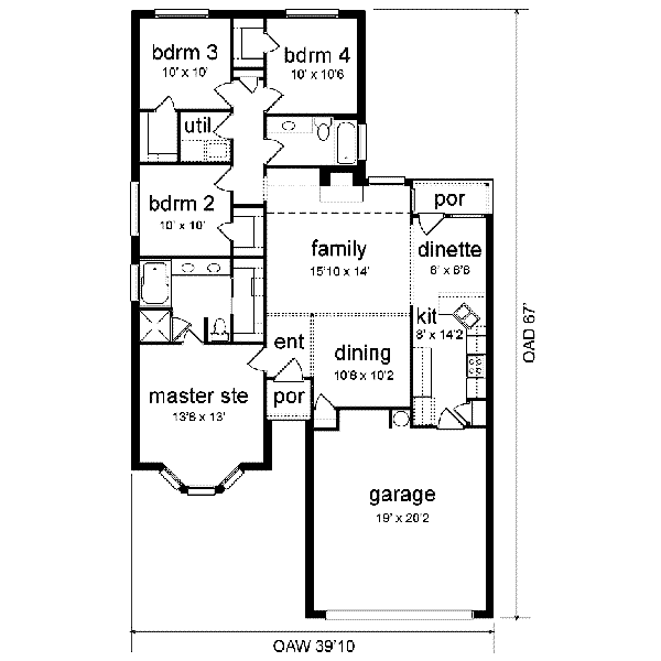 main floor house blueprint