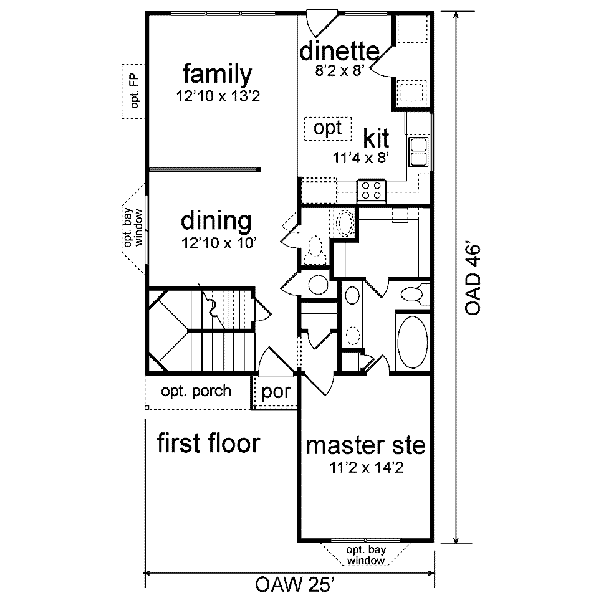 main floor house blueprint
