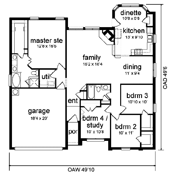 main floor house blueprint