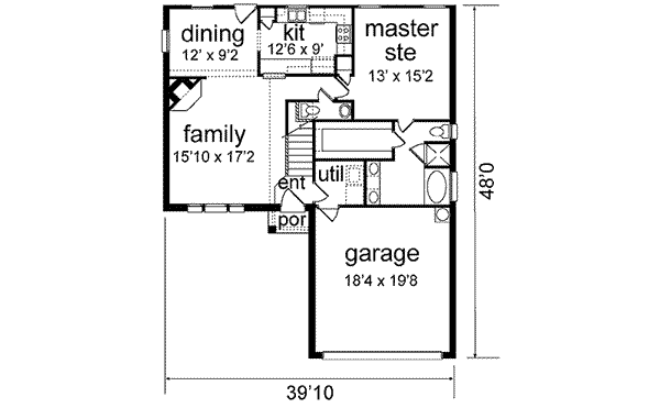 main floor house blueprint