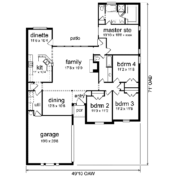 main floor house blueprint