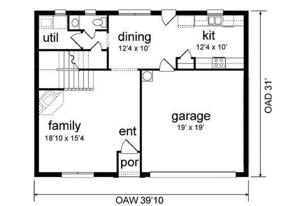 main floor house blueprint