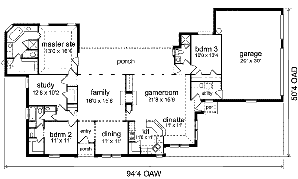 main floor house blueprint