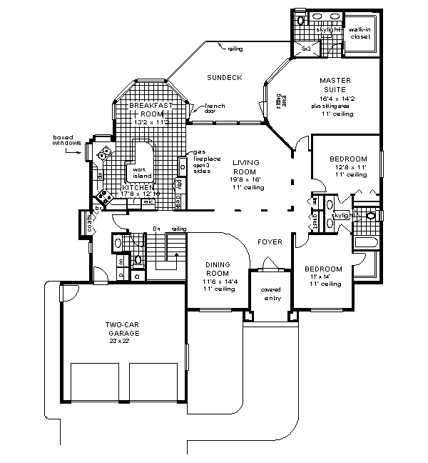 main floor house blueprint