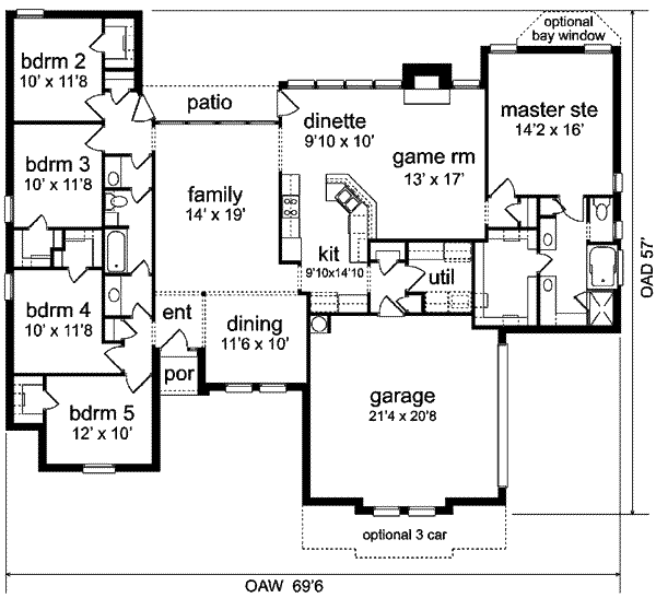 main floor house blueprint