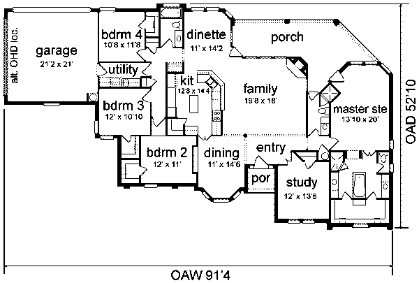 main floor house blueprint