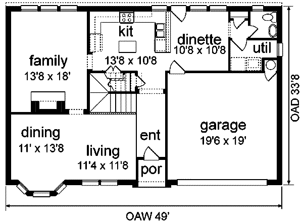 main floor house blueprint