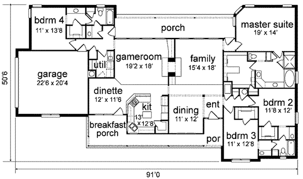 main floor house blueprint