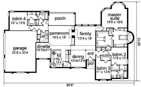 main floor house blueprint