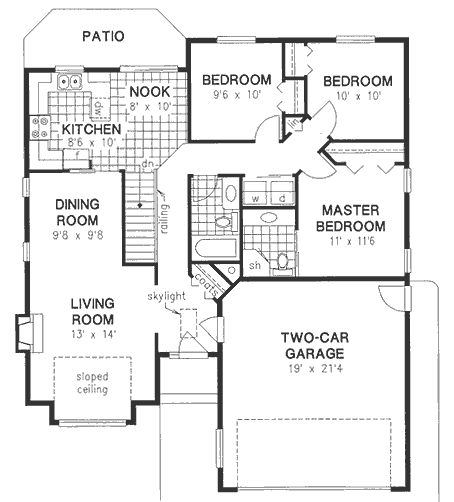 main floor house blueprint