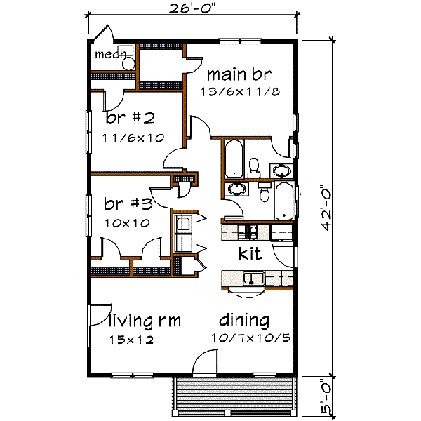 main floor house blueprint