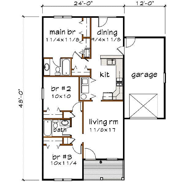 main floor house blueprint