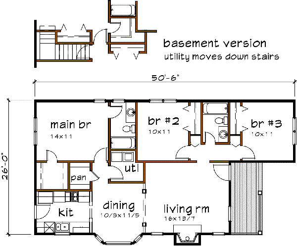 main floor house blueprint