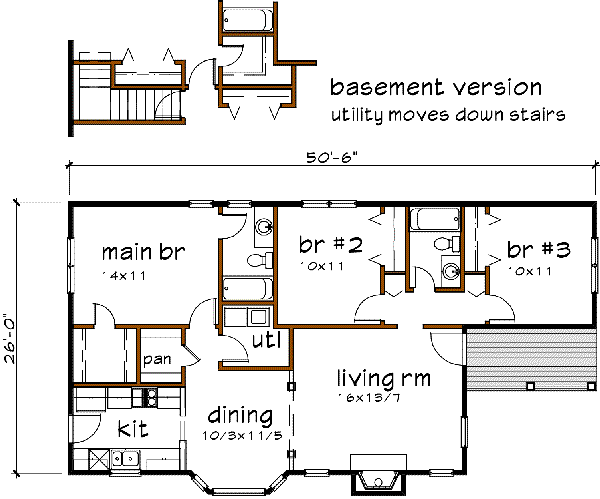 main floor house blueprint