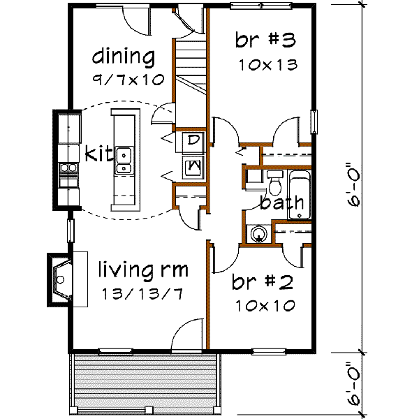 main floor house blueprint