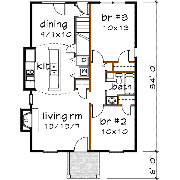 main floor house blueprint