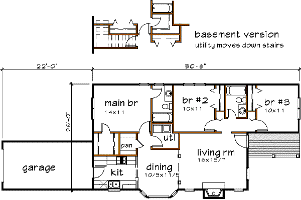 main floor house blueprint