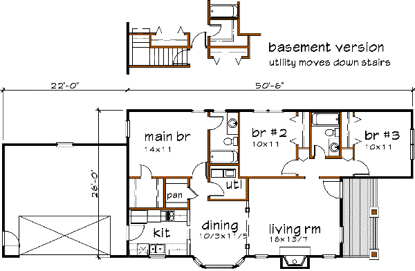 main floor house blueprint