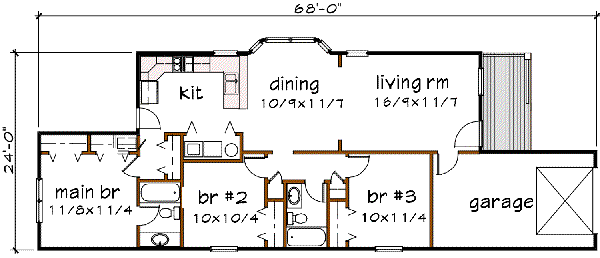 main floor house blueprint