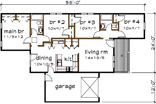 main floor house blueprint