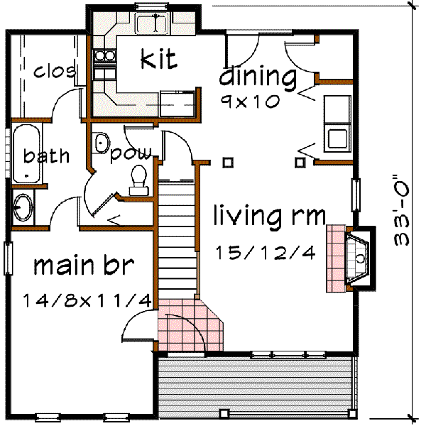 main floor house blueprint