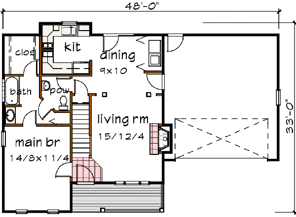 main floor house blueprint