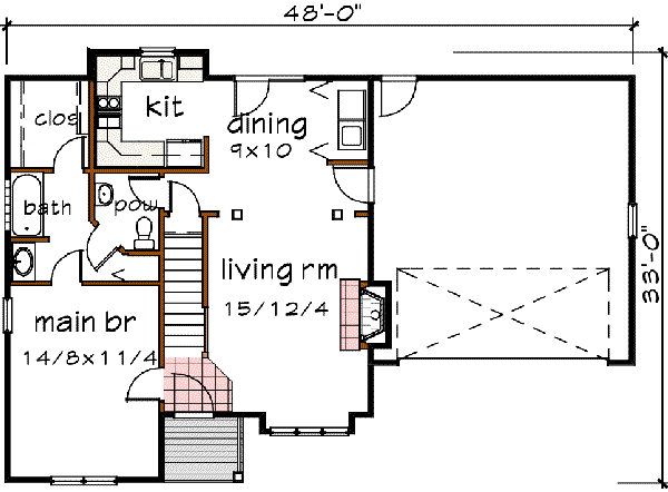 main floor house blueprint